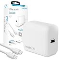 Naztech 20W Lightning Charger iPhone 14 Charger Fast Charging Block w/ 4ft USB-C to Lightning Cable Quick Rapid Charging for iPhone 11, 12, 13 14 Pro