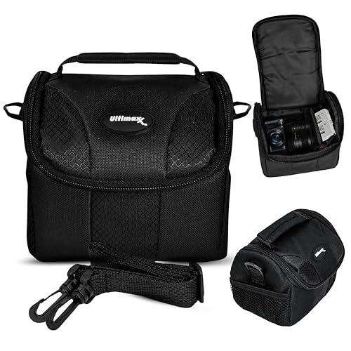 Ultimaxx Small Carrying Case/Gadget Bag for Sony, Nikon, Canon, Olympus, Fuji, Pentax, Panasonic, Samsung,Leica, Kodak & Many More Cameras
