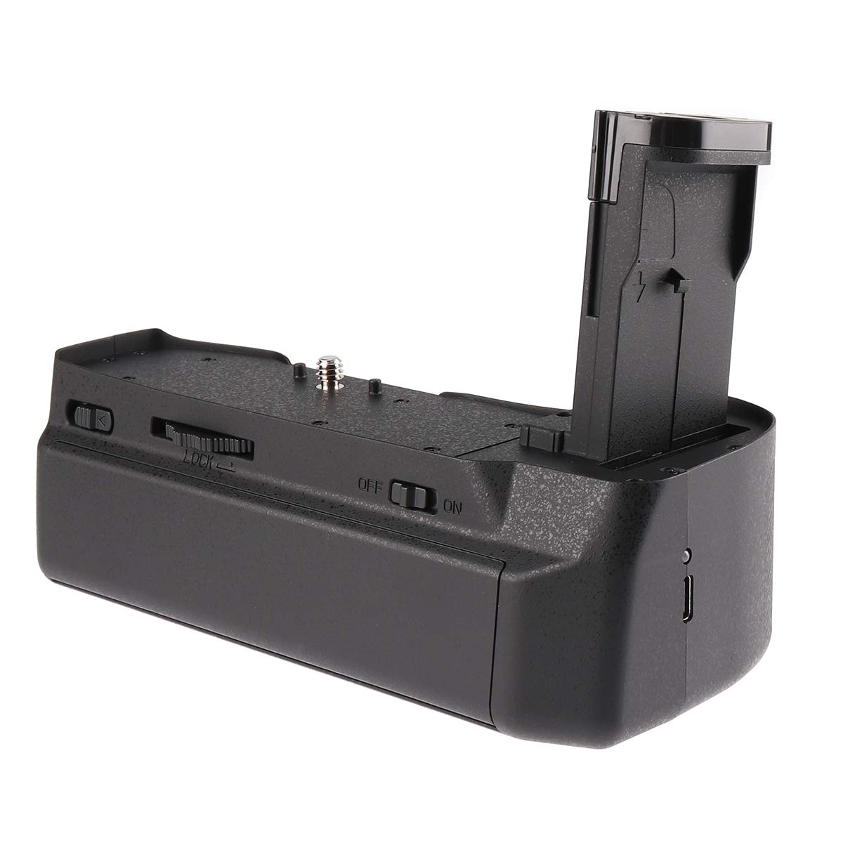 Foto4easy Vertical Power Battery Grip for BMPCC 4K 6K Blackmagic Pocket Cinema Camera, Battery Holder for 3X LP-E6 Battery