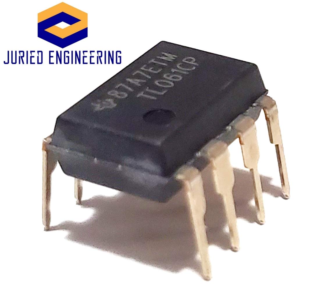Juried Engineering TL061CP TL061 Low-Power JFET-Input Operational Amplifier Op Amp Breadboard-Friendly IC DIP-8 (Pack of 5)
