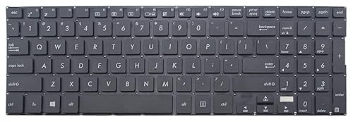 New US Black English Laptop Keyboard (Without Frame) Replacement for Asus R518 R518U R518UA R518UQ