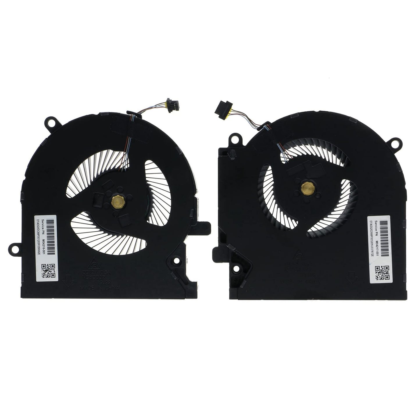 M04215-001 M04216-001 CPU+GPU Cooling Fan Replacement for HP OMEN 15-EK ND8CC02-19J22 M04217-001 ND85C27-19J25 ND85C27-19J22 DC12V
