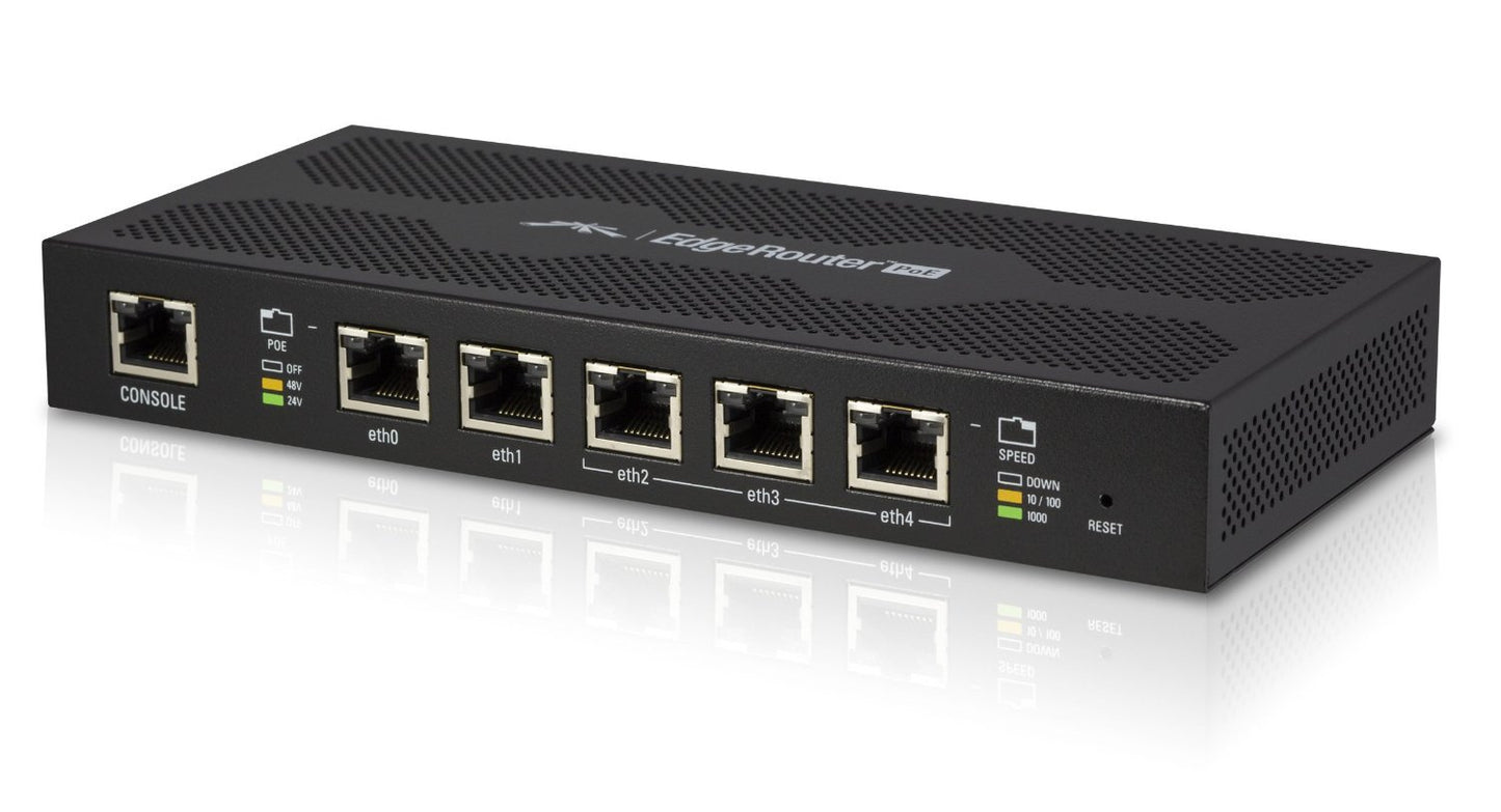 Ubiquity EdgeRouter PoE (ERPoe-5) 5-Port Router with Power Over Ethernet