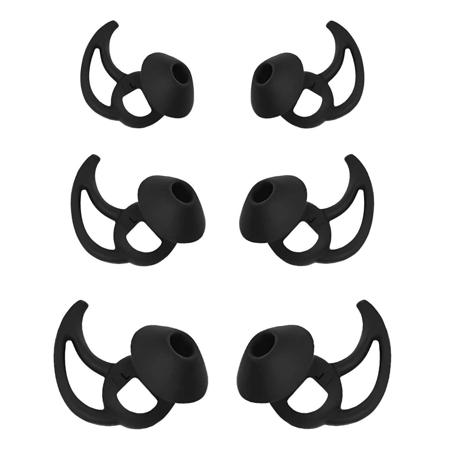 MMYQXI Earbud Replacement Tips Silicone Earbud Tips Ear Tips Compatible with Bose Quietcomfort and Sport Headphone Earbud Rubber Tips Earbud Covers 3…