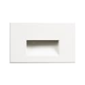 Goodlite Horizontal White LED Step Light, 5W, 250 Lumens - 5 Color Selectable 27k-30k-35k-41k-50k, Dimmable, Indoor & Outdoor Use, Wet Rated IP65