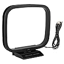 AM Loop Antenna 3 Pin Mini Connector for Stereo Receiver Indoor Radio Audio Home Natural Sound Theater