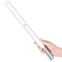Alivation 48 LED Closet Light Motion Activated, T401 Led Under Cabinet Lighting Battery Operated Light, Rechargeable Large 4500 mah Battery Powered