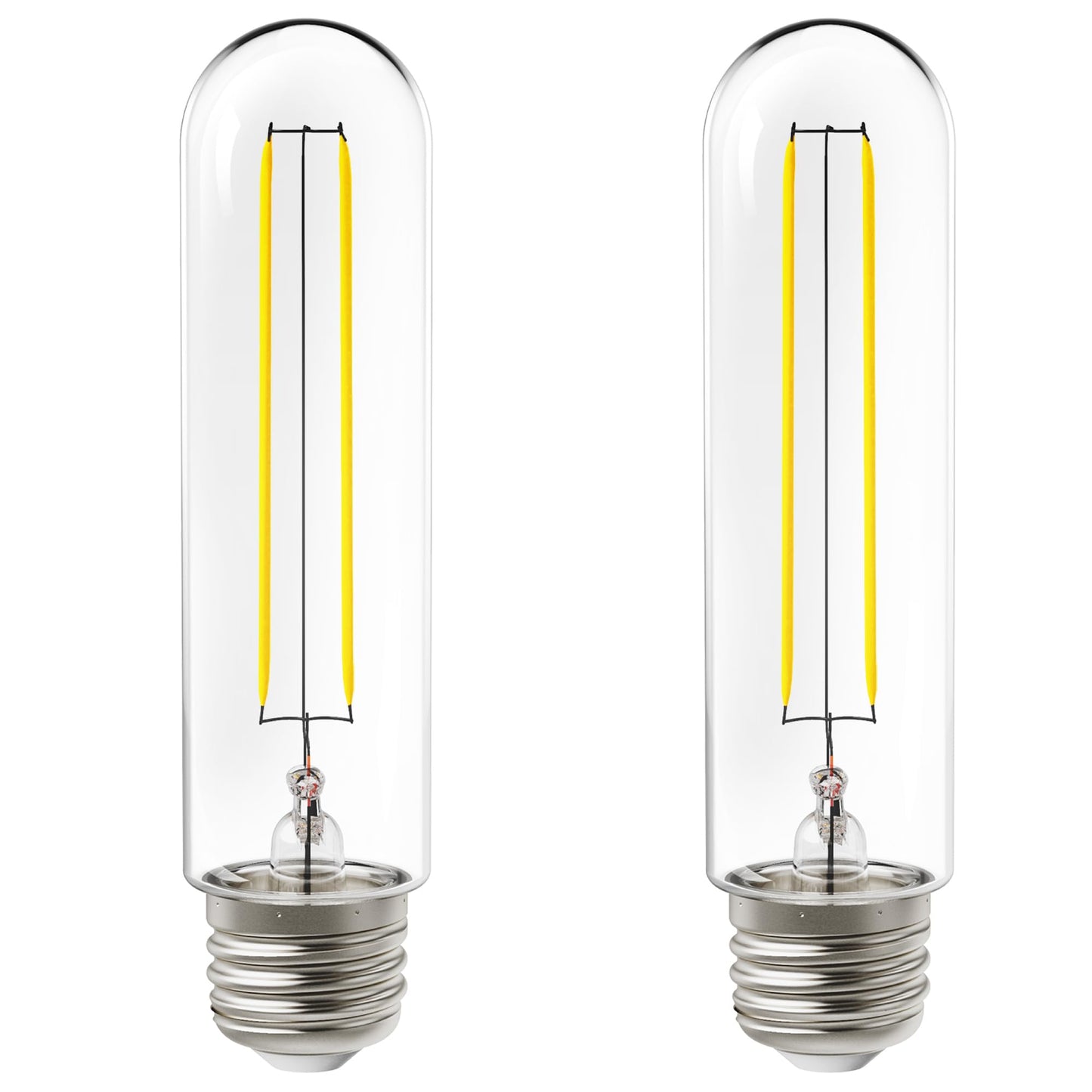 Sunco 2 Pack Dusk to Dawn T10 LED Bulb, 5W=40W, Edison Tubular Light