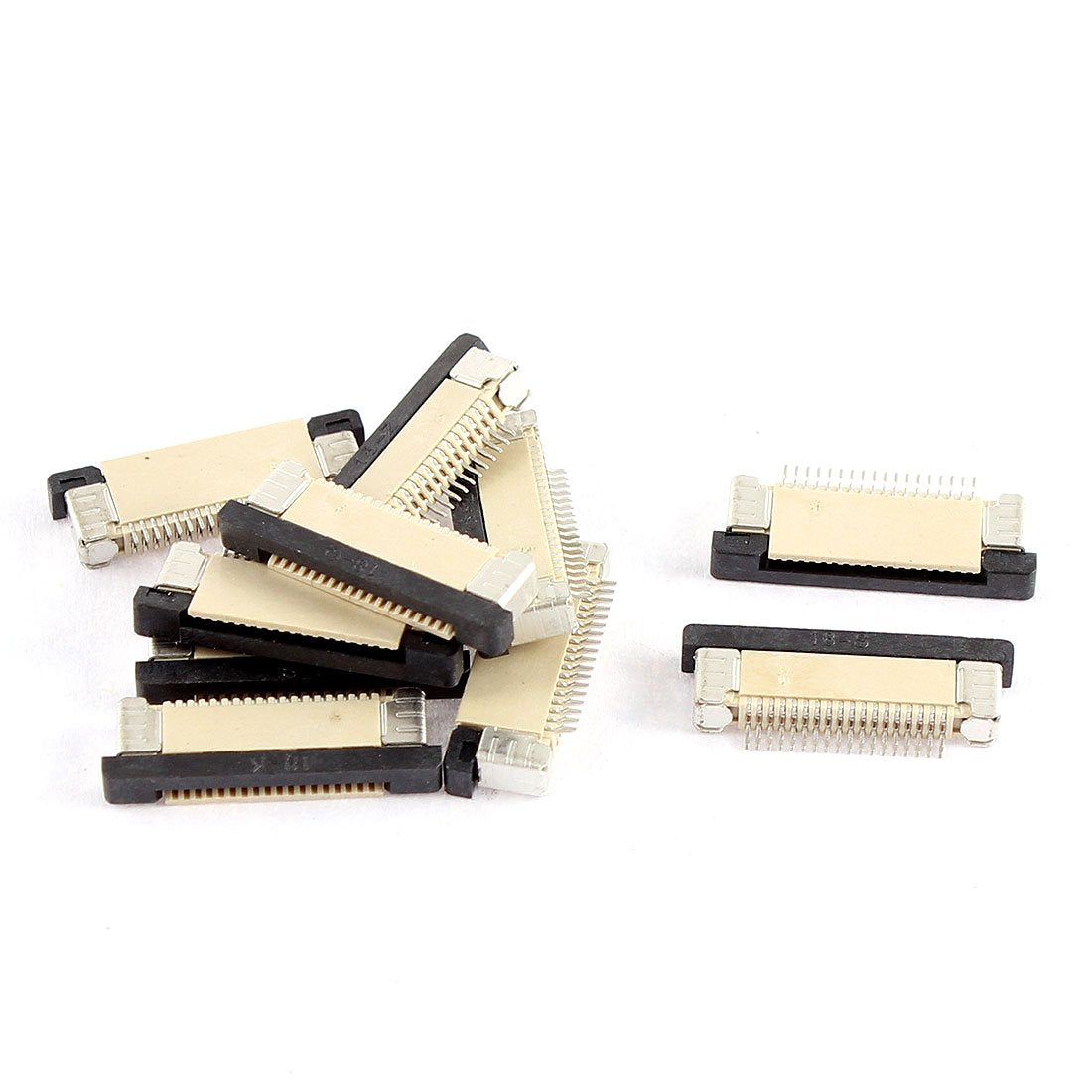 uxcell Bottom Port 18Pin 0.5mm Pitch FFC FPC Ribbon Sockets Connector 10Pcs