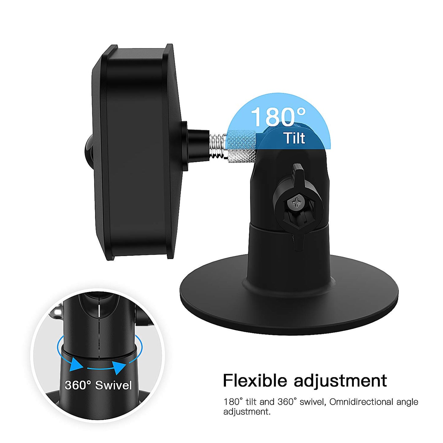 HOLACA Screwless Wall Mount Brackrt for Blink Outdoor 4/3 Camera Blink XT2/XT Blink Indoor Blink mini2/1, Easy to Install, No Tools Needed, No