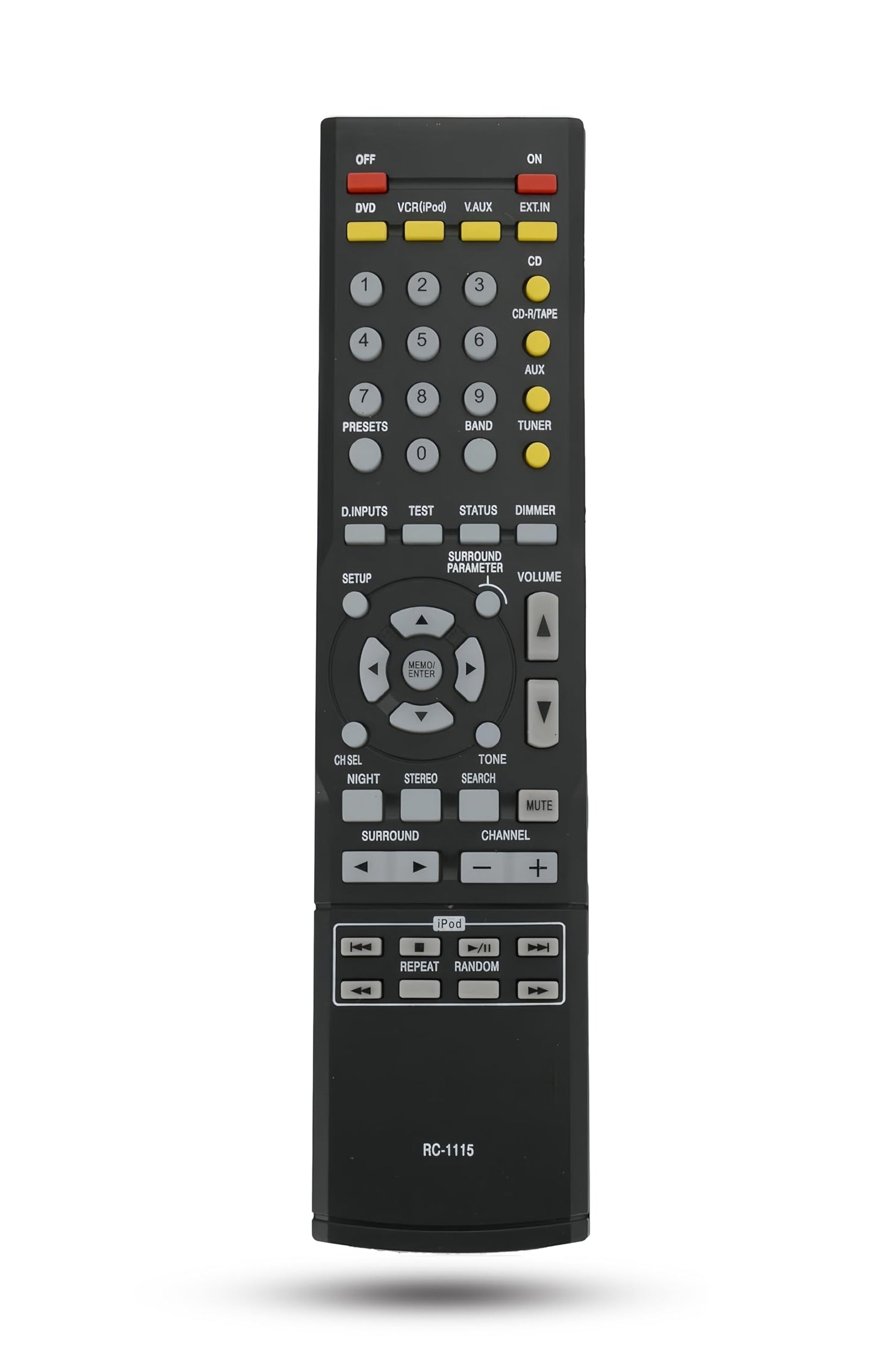 RC-1115 Replacement Remote Control for Denon AV Surround Receiver AVR-390 AVR390 AVR-1610 AVR-1705 AVR-1804 AVR-2105
