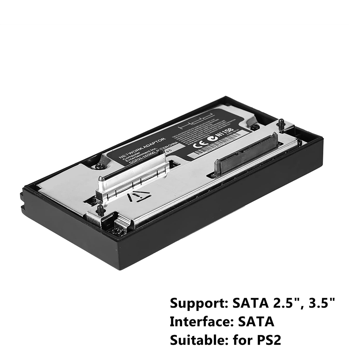 Lazmin SATA Network Adaptor, Interface Network Adaptor HDD Hard Disk Adapter for Game Compatible Network Card