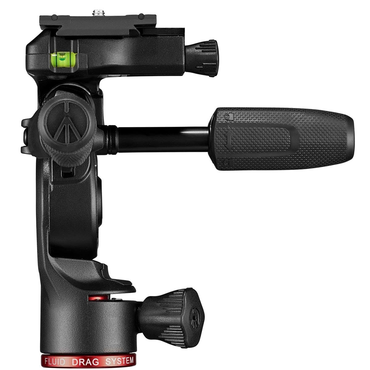 Manfrotto Befree 3-Way Live Camera Tripod Head, Aluminium, 6kg Payload, for Travel Tripods, with Foldable Handles, Fluid Drag System, for Photo
