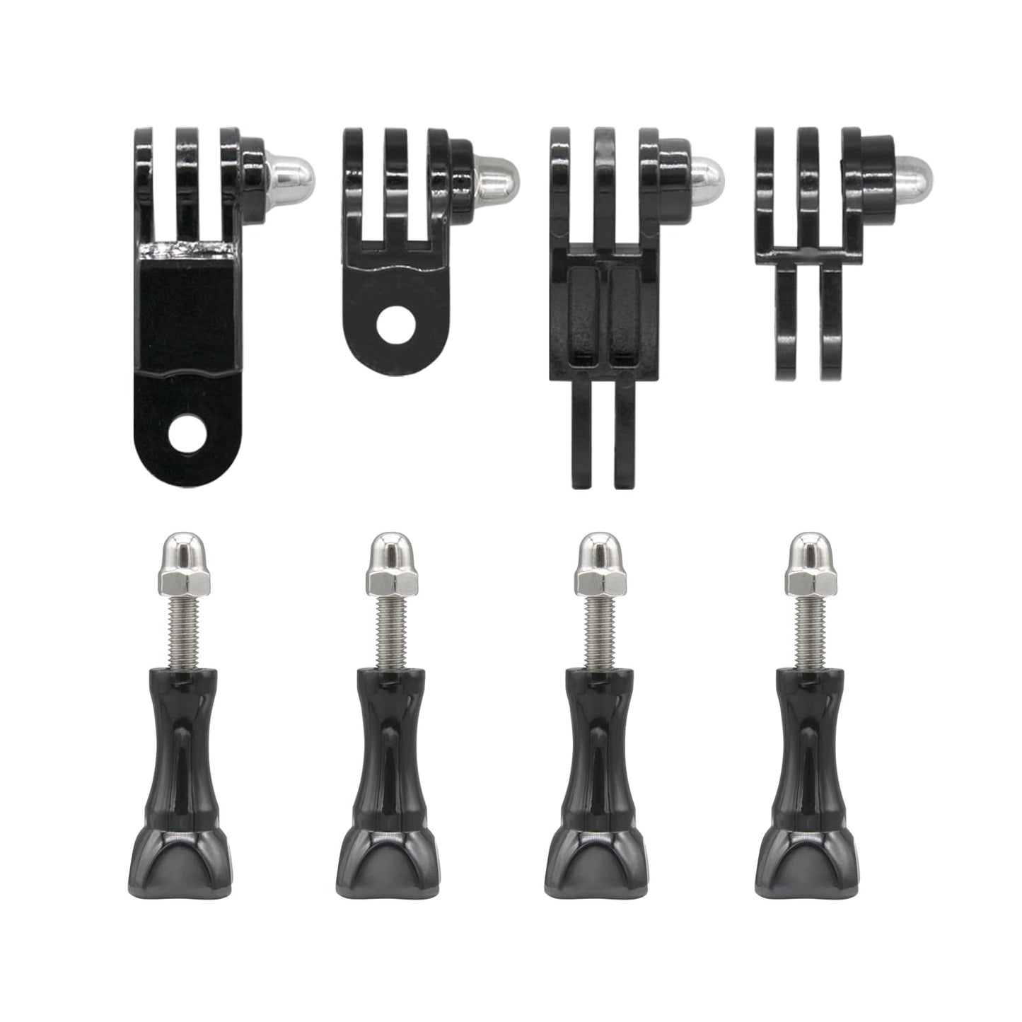 3-Way Adjustable Extension Pivot Arm Straight Joints Adapter Mount Kit for GoPro Hero13, 12, 11, 10, 9, 8, 7, 6, 5, 4, 3+, 3, Same Direction