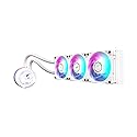 AORUS WATERFORCE X II 360 ICE Liquid CPU Cooler, 360mm Radiator with 3X 120mm Low Noise ARGB Fans, Compatible with Intel LGA1851, LGA1700, and AMD AM5