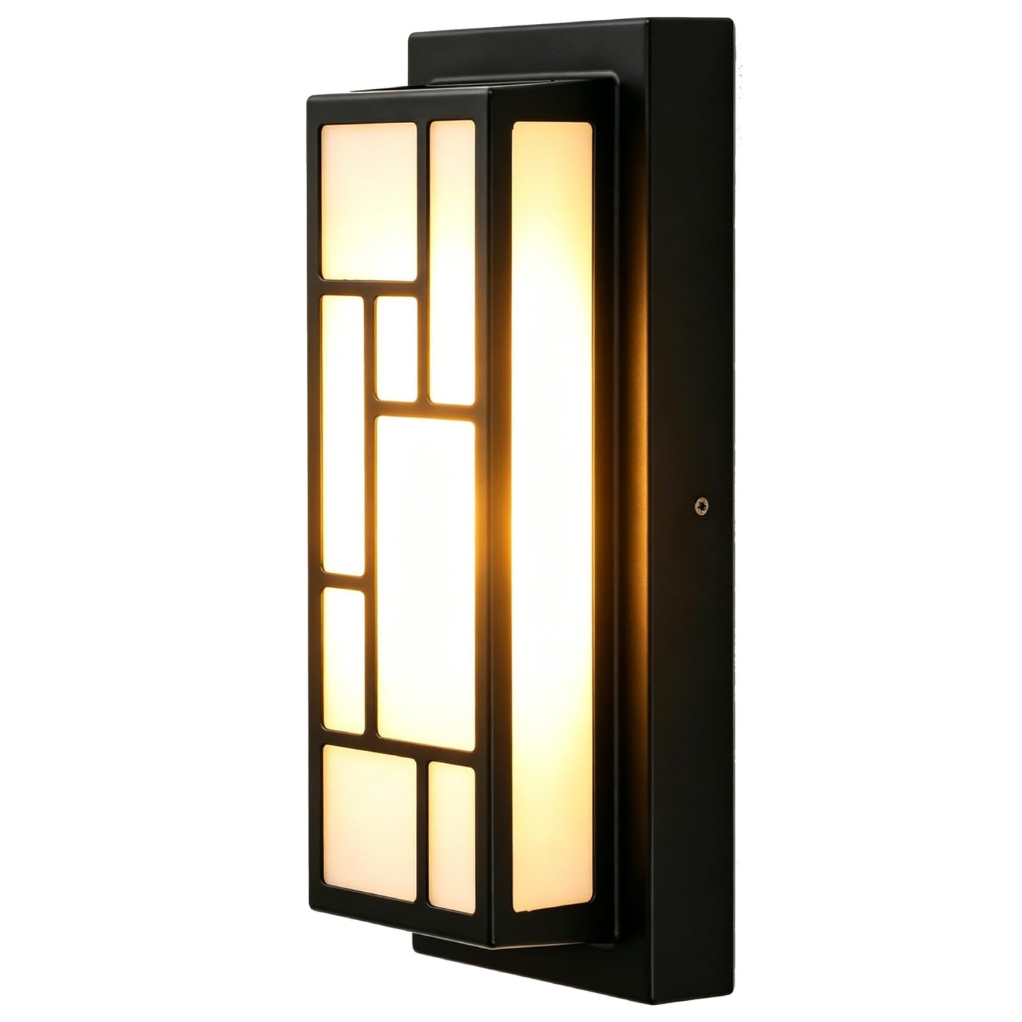 Energetic 5CCT Outdoor Wall Light Fixture, 13 Inch Exterior Modern Wall Sconce, Patio Light IP65 Waterproof, 120V LED Porch Lighting, Aluminum Low