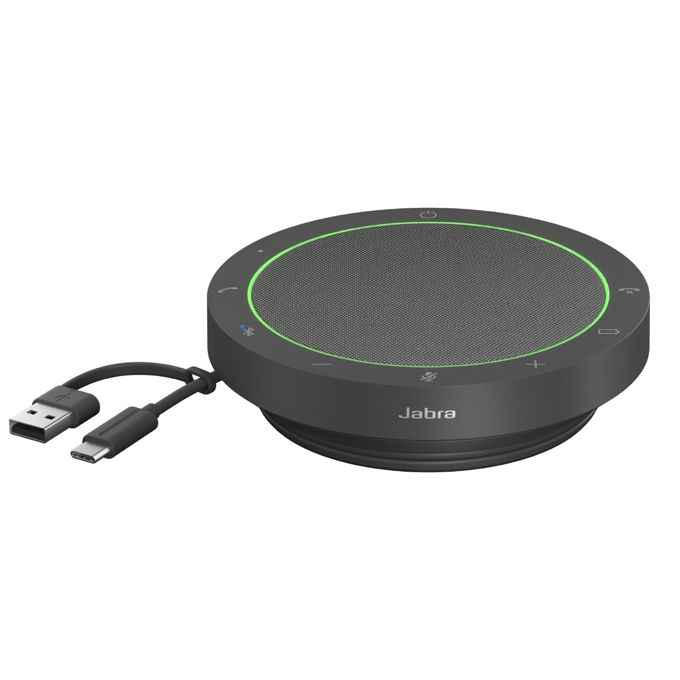 Jabra Speak2 55 Wireless Bluetooth Speakerphone (2025 Edition) - Portable Speaker with 4 Noise-Cancelling Mics - Certified Microsoft Teams Speaker