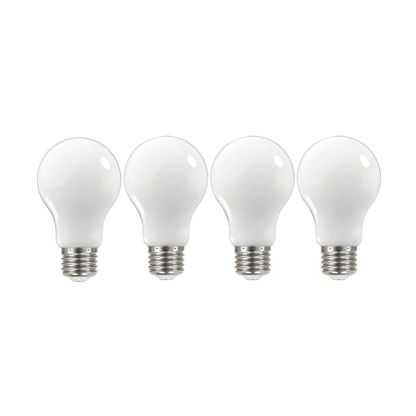 Satco S12439, A19 LED Light Bulbs, 75W Replacement, 3000K, 4-Pack, LED Lamp