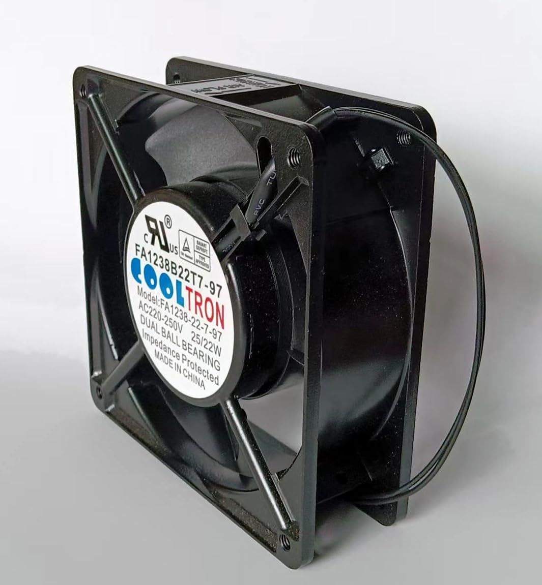 New FA1238B22T7-97 FA1238-22-7-97 AC220-250V 25/22W 120×120×38mm Cooling Fan for FA1238-22-7-97 AC AXIAL Fan