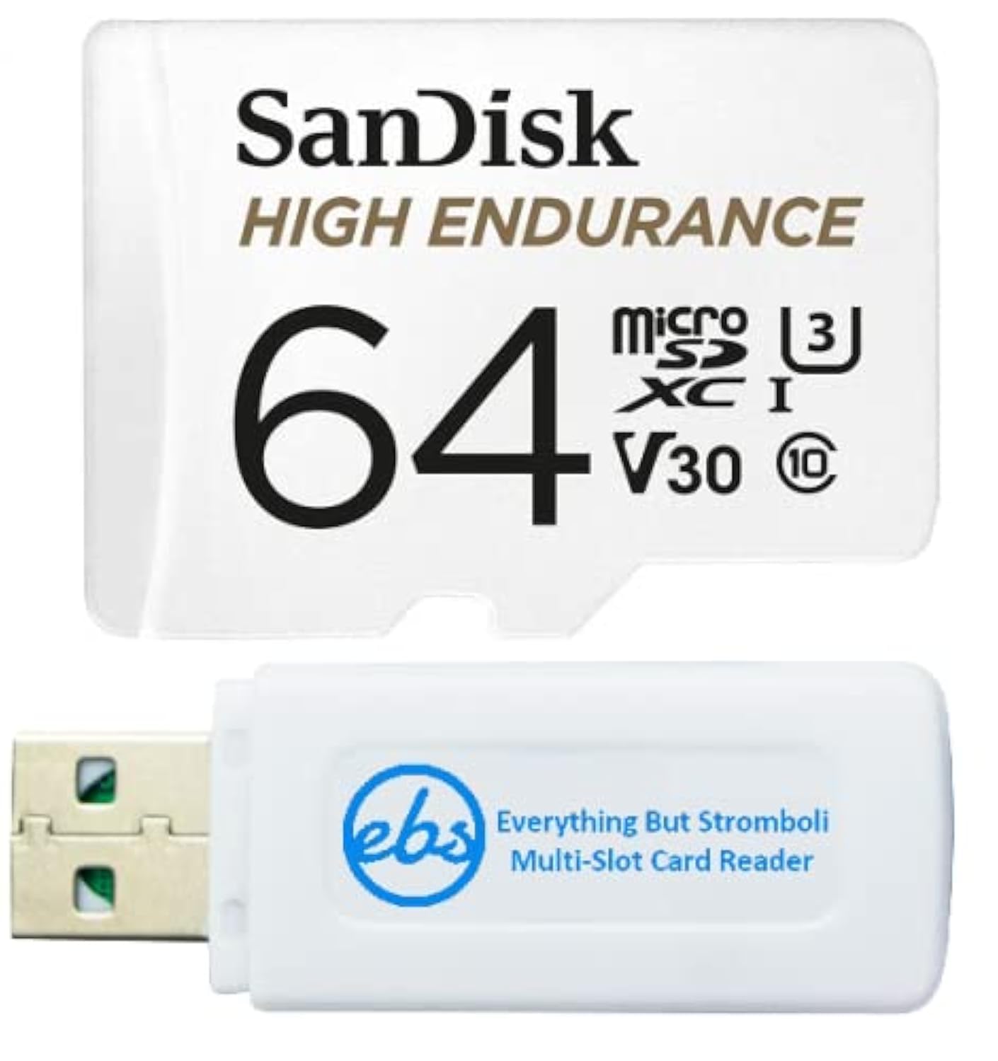 SanDisk 64GB High Endurance Micro SD Memory Card Works with Wyze Cam v3 Pro, Wyze Cam Outdoor v2 Smart Camera (SDSQQNR-064G-GN6IA) Bundle with (1)