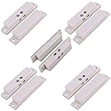 UHPPOTE Window Door Sensor Magnetic Contact Normal Closed Wired Screw-Terminal Surface-Mount Magnetic Contact Security (5 Pack)