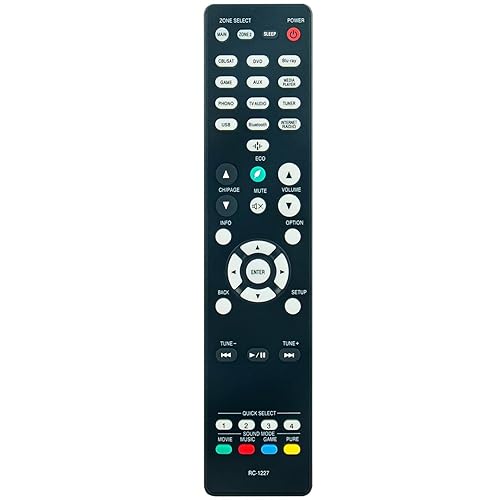 NTQinParts Replacement Remote Control Controller for Denon AVR-S770H 7.2 Ch 8K Home Theater Receiver (2023 Model)