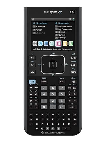 Texas Instruments TI Nspire CX CAS Graphing Calculator (Certified ) (Renewed)
