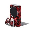 Mighty Skins Carbon Fiber Skin Compatible with Xbox Series S Bundle - Red Modern Camo Protective, Durable Textured Carbon Fiber Finish Easy to Apply