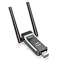 EDUP USB 3.0 WiFi 6 Adapter AX1800Mbps Wireless Network Adapter for PC, Plug and Play, IEEE 802.11ax 5GHz/ 2.4GHz USB Wi-Fi Dongle, Compatible