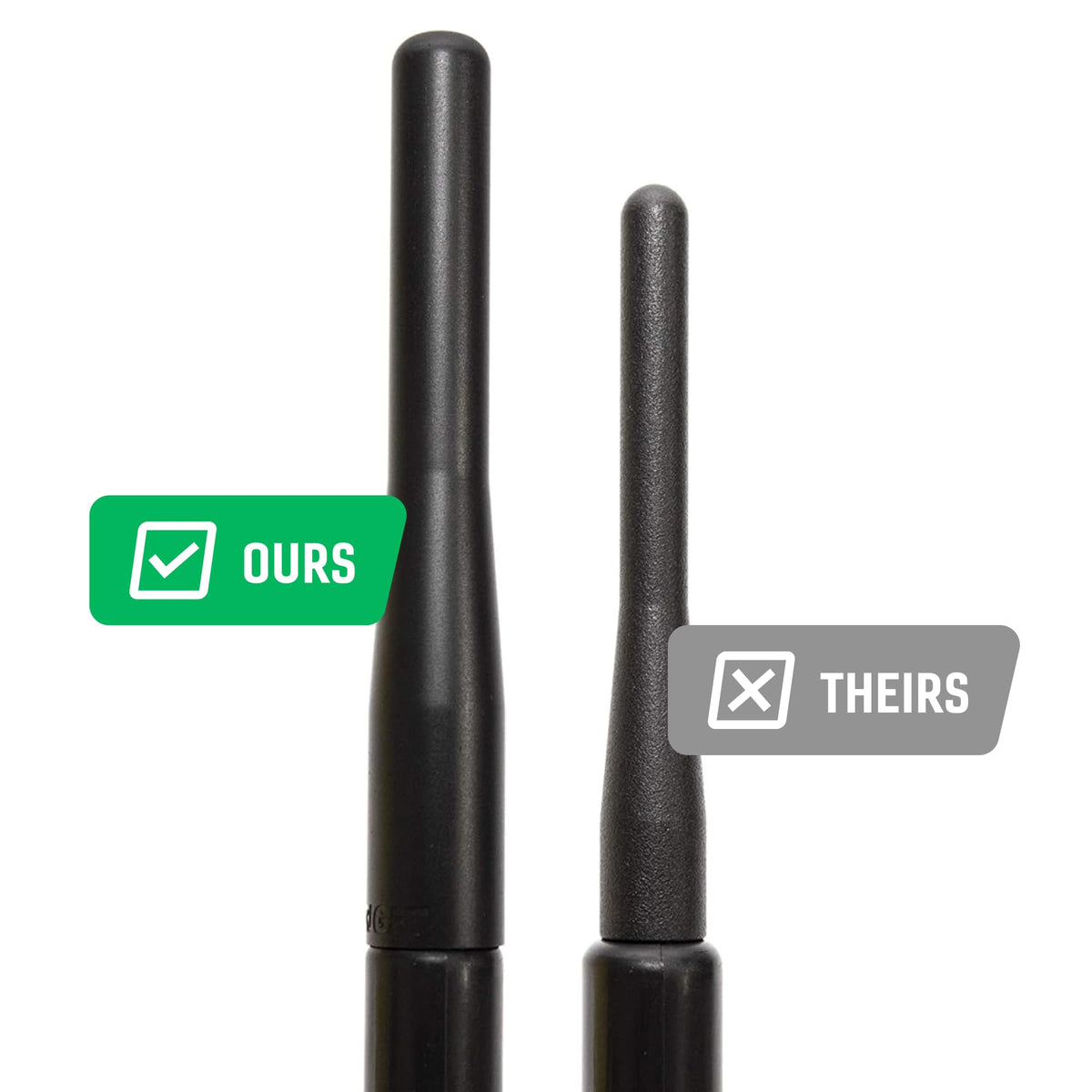 Stubby Antenna for Ford F-150 Lightning (2022+) - BuiltRight Industries