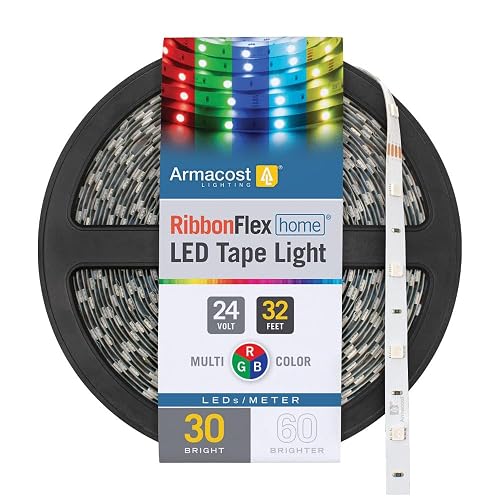 Armacost Lighting RibbonFlex Home Multi-Color LED Tape Light 30 LEDs/Meter, 32.8 ft (10m) 613250