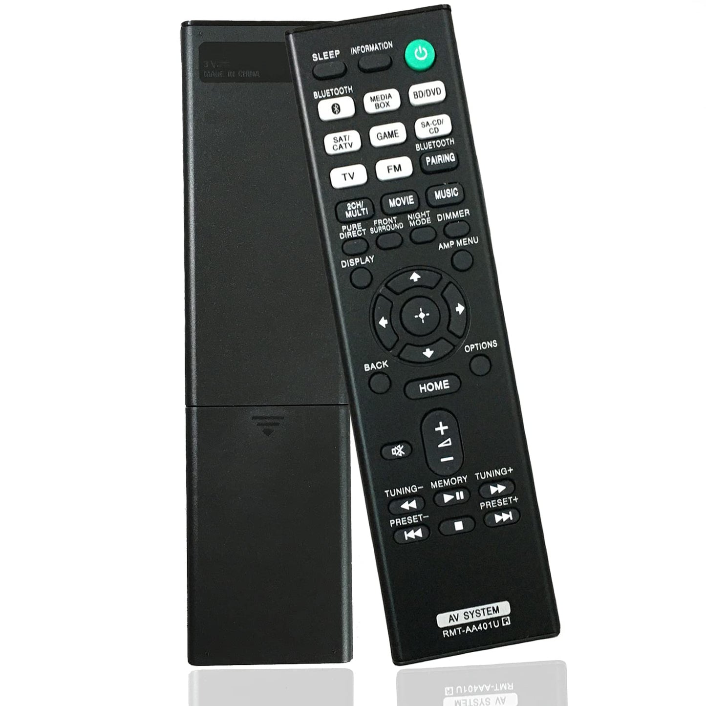 Replacement Remote Control RMT-AA401U Compatible for Sony AV Multi Channel Receiver Home Theater AV Receiver STR-DH590 STR-DH790 149337011