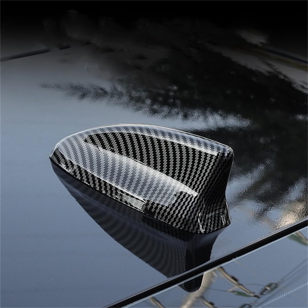 L2R for Honda Accord 11th (2023-2025) Carbon Black Exterior Shark Fin Antenna Decorative Cover Trim ABS Car Accessories 1pcs