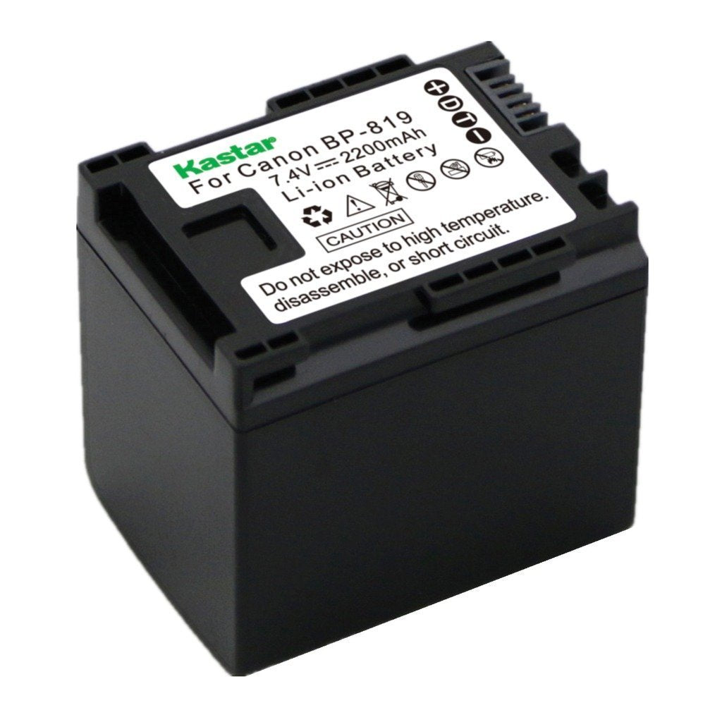 Kastar BP-819 Battery (1-Pack) for Canon VIXIA HF10, HF11, HF20, HF21, HF100, HF200, HF G10, HF M30, M31, M32, M40, M41, M300, M400, HF S10, S11, HF
