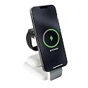 3-in-1 Wireless Charging Station for Apple Devices - Magnetic Foldable Fast Charger for iPhone, Apple Watch & AirPods with Stand - Travel-Friendly