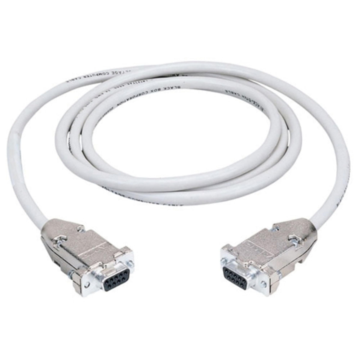 Black Box 10-Ft Rs232 Shielded Null Modem Cable Metal Hood Db9 Male/Female Rohs Compliant: Yes - EYN257T-0010-MF