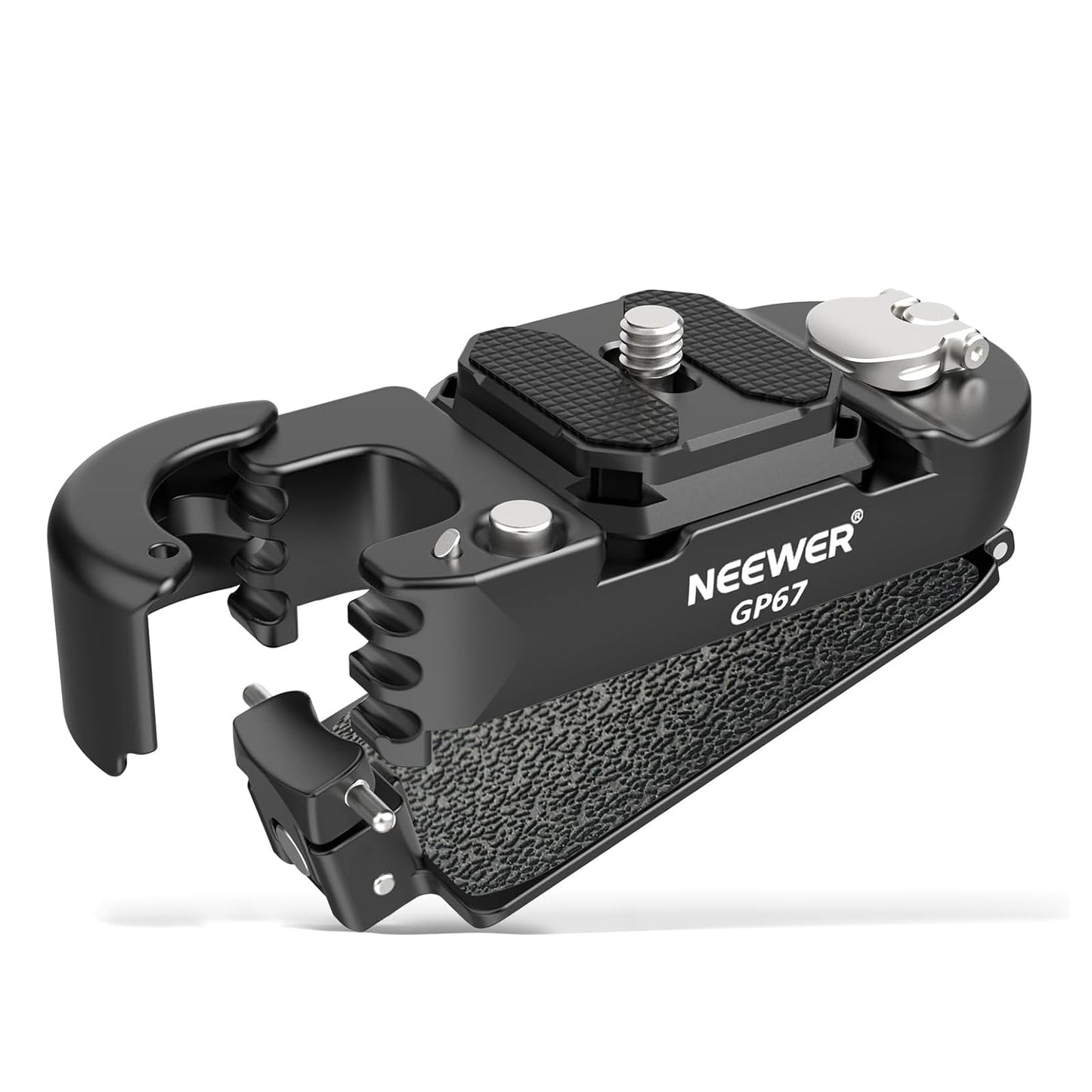 NEEWER Camera Backpack Clip, Quick Release Camera Clip Mount, Compatible with PD System & Arca Type Plate, Secure Locking, 22lb Load for DSLR