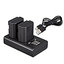 NP FZ100 PHOLSY 2-Pack 2280mAh NP-FZ100 Camera Battery NP-FZ100 Battery Charger/BC-QZ1 USB Charger Compatible with Sony ILCE-a1 a9M2 a9 a7SM3 a7RM4A