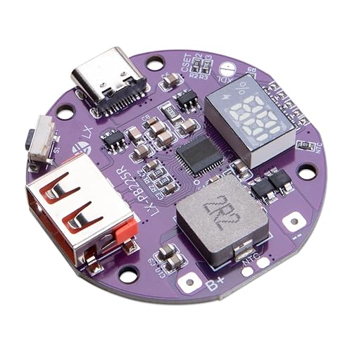 ZORZA 1Pcs 22.5W Buck Boost Board Fast Charging Module with Power Control for Single Series 3.7V Lithium Battery Broad 3-20V Input Range Automatic…