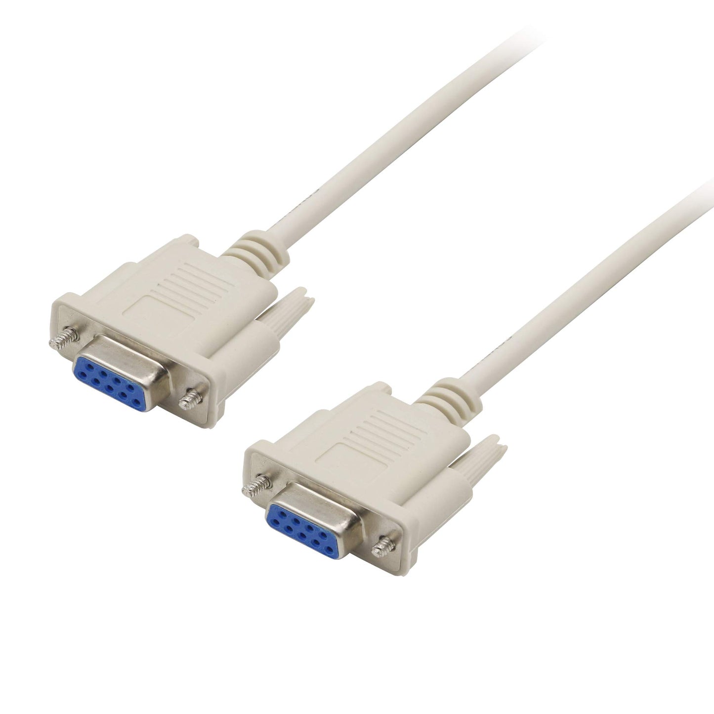 PNGKNYOCN 4.5 Feet RS232 DB9 9pin Data Serial Cable Female to Female DB9 Straight Through Extension Cable YOUCHENG for Computers, Printers, Scanners