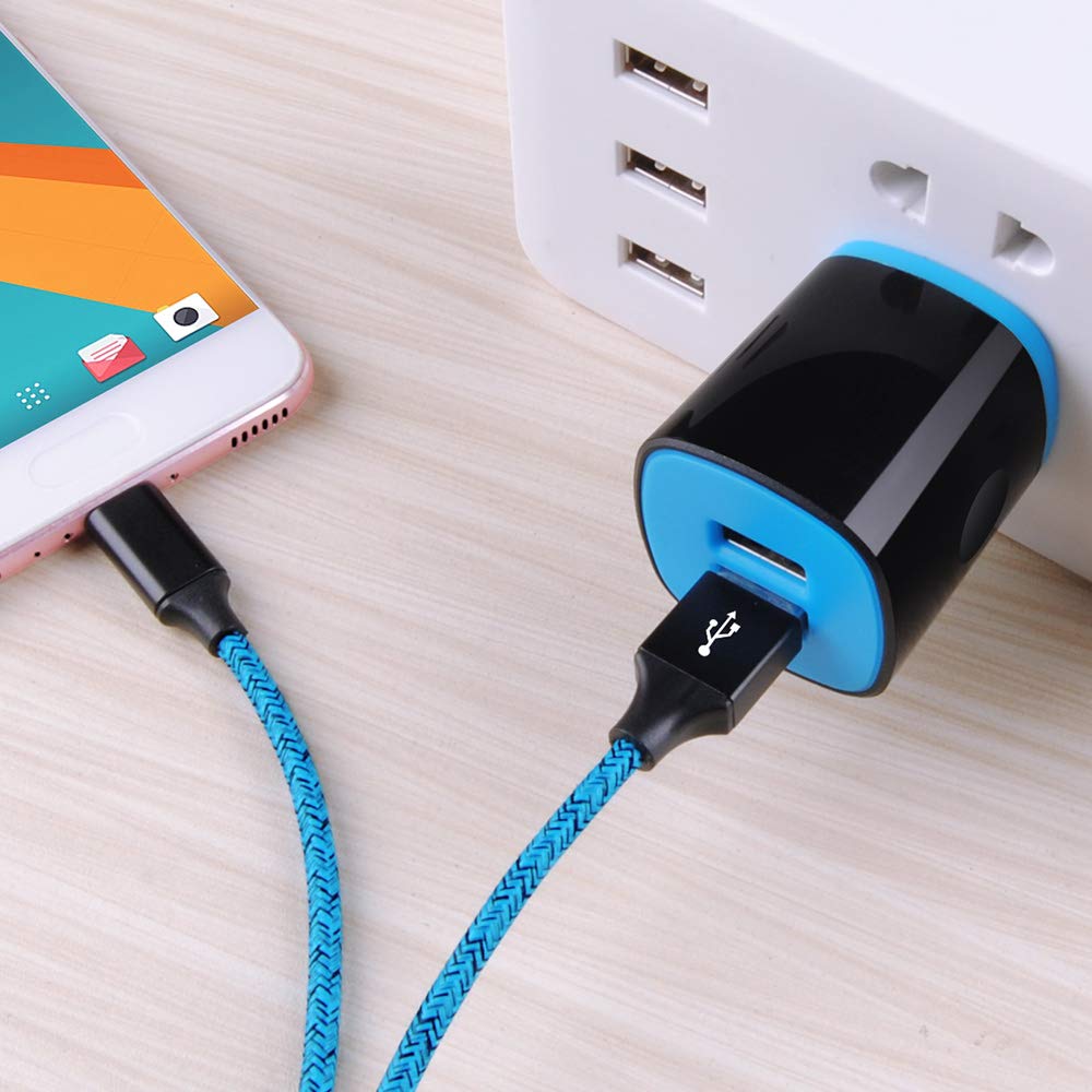 USB Type C Charger for Moto G Pure/G Play 2026 2024/G Power 2026 2025 2024/G Stylus 5G 2025 2023/G 2025/G Fast/G7/G8/Z4,AndHot 2 Port USB Adapter Wall