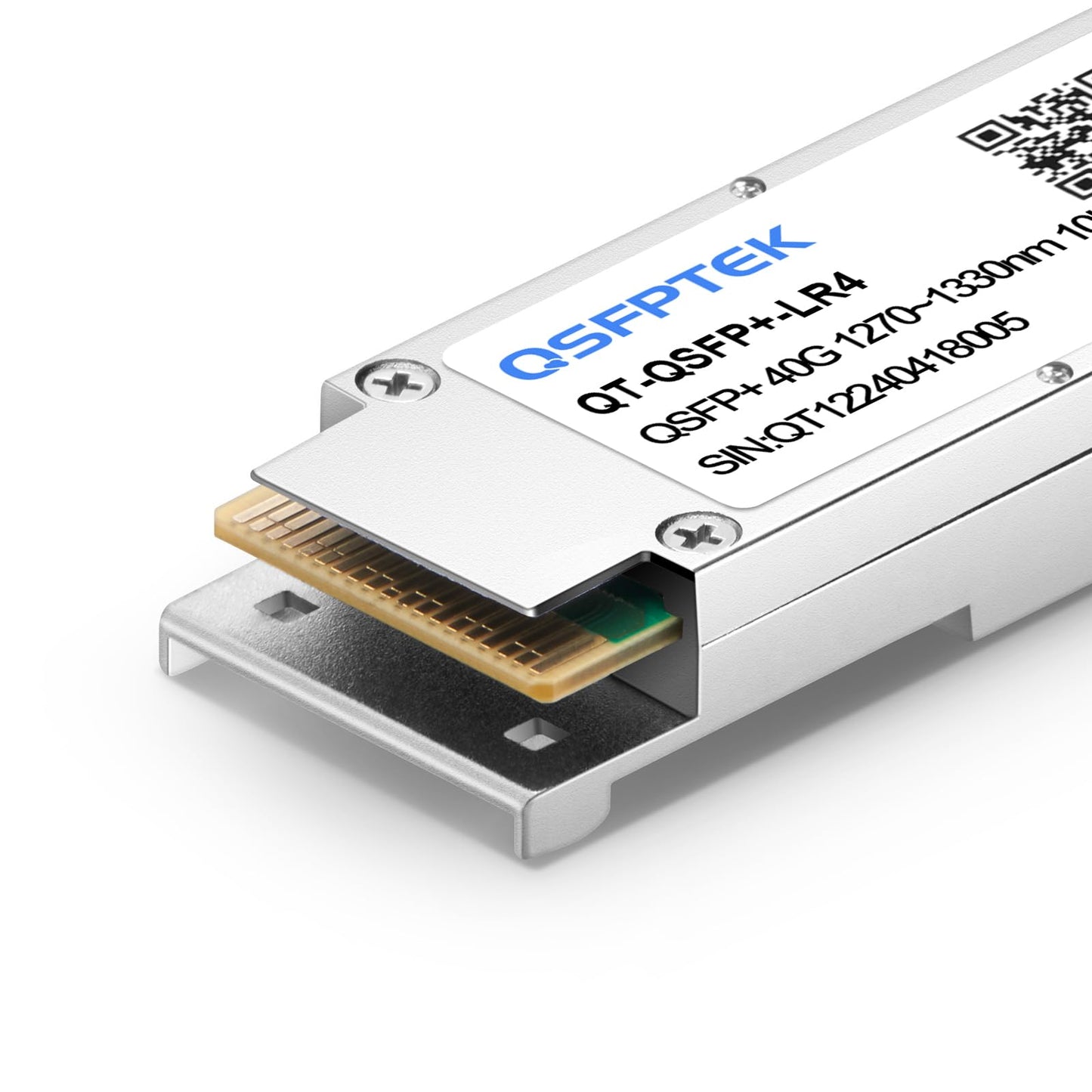 QSFPTEK 40G QSFP+ Module LC Single-Mode Transceiver 40GBASE-LR4 for Cisco QSFP-40G-LR4, 4 CWDM Lanes, 10km, with DDM