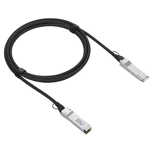 40G QSFP+ DAC Cable- CR4 Passive Direct Attach Copper Twinax QSFP Cable Compatible with Ubiquiti UDC-1, 1-Meter (3.3ft)