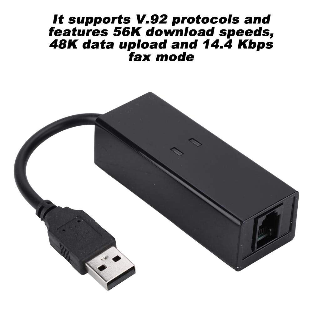 56K USB External Dial Up Modem with V.92 Quick Connect