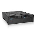 ICY DOCK 2 Bay 2.5 SAS/SATA HDD/SSD Mobile Rack + 3.5" Slot for External 5.25" Bay | ExpressCage MB322SP-B