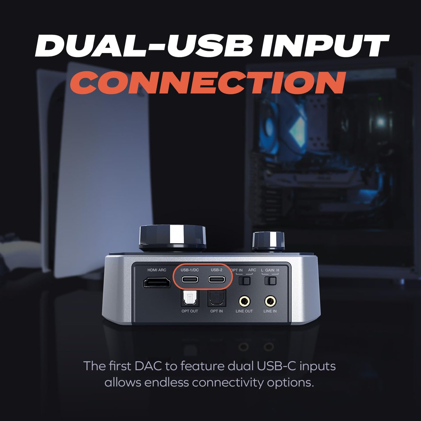 Sound Blaster G8 - Hi-Res Gaming USB DAC with Dual USB Audio Mixing and Fully Customizable Acoustic Engine and 10-Band Equalizer