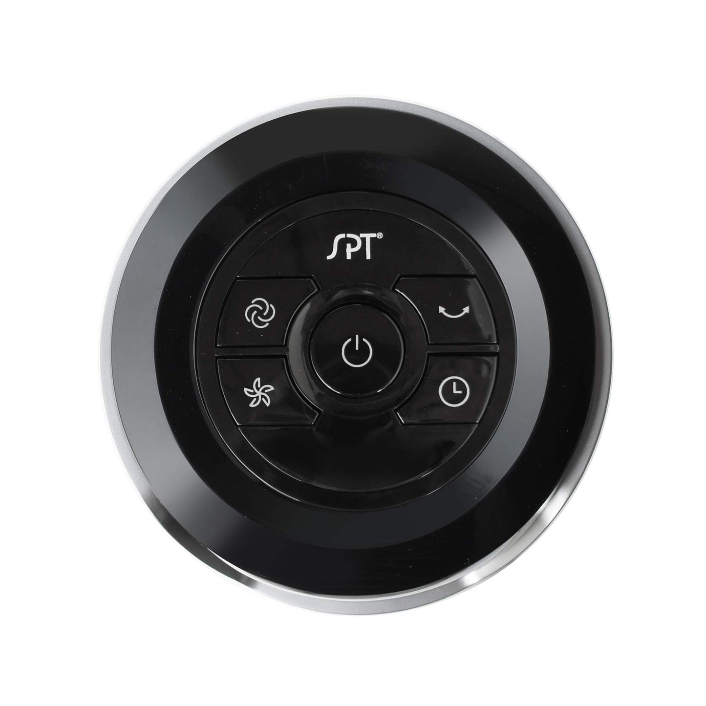 SPT SF-1536BK: Tower Fan with Remote and Timer in Black