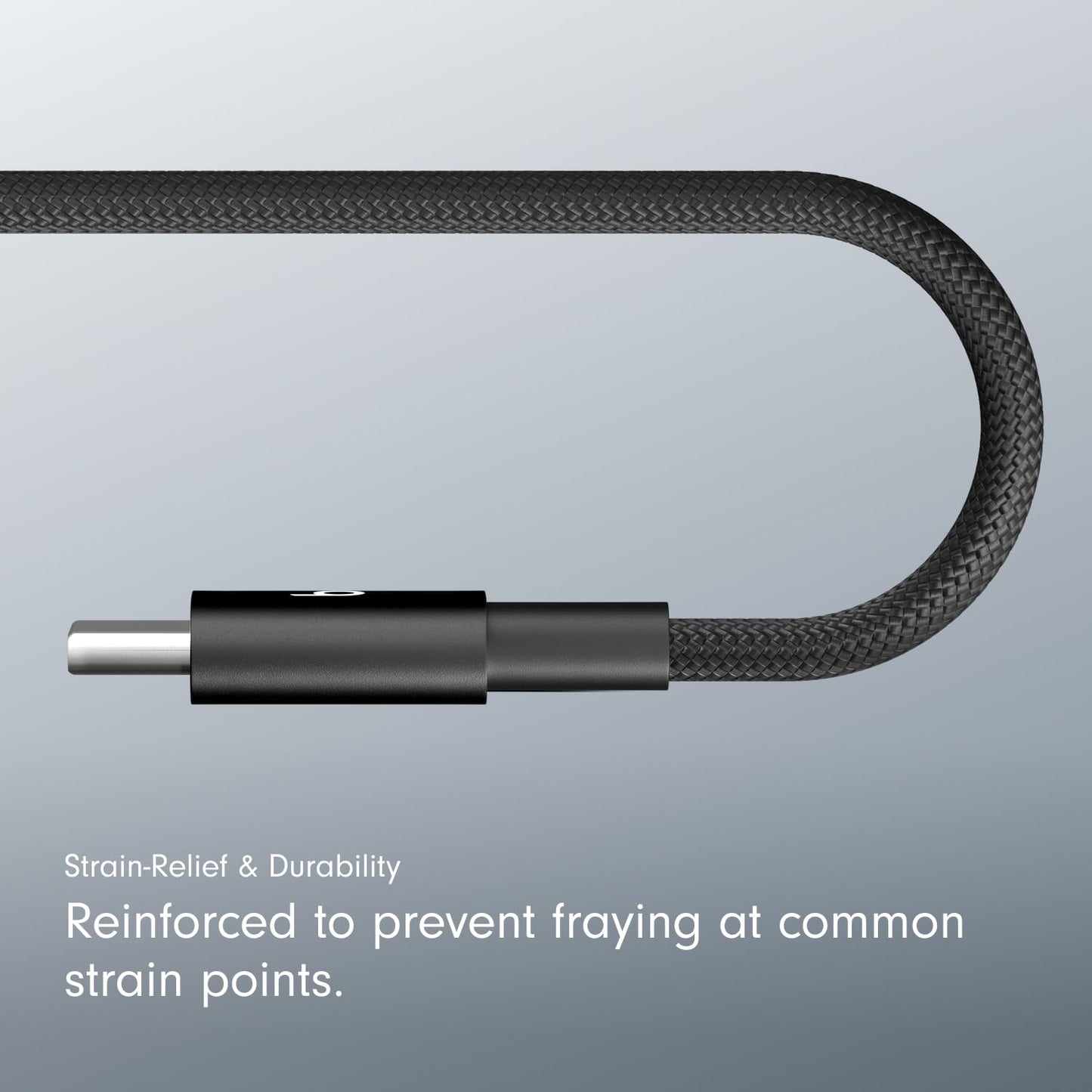 Beats USB-A to USB-C Woven Cable Fast Charging Durable and Tangle-Free Design Compatible Charger for Apple & Android Devices (1.5 m, 5 ft) - Bolt