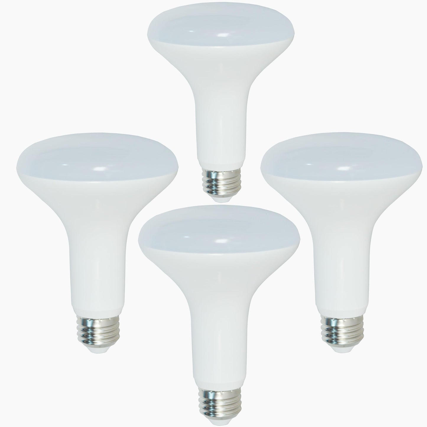 yayutelight LED Flood Light 4 Pack, 100 Watt Equivalent, Soft White (2700K) 15W BR30 Dimmable, E26 Medium Screw Base