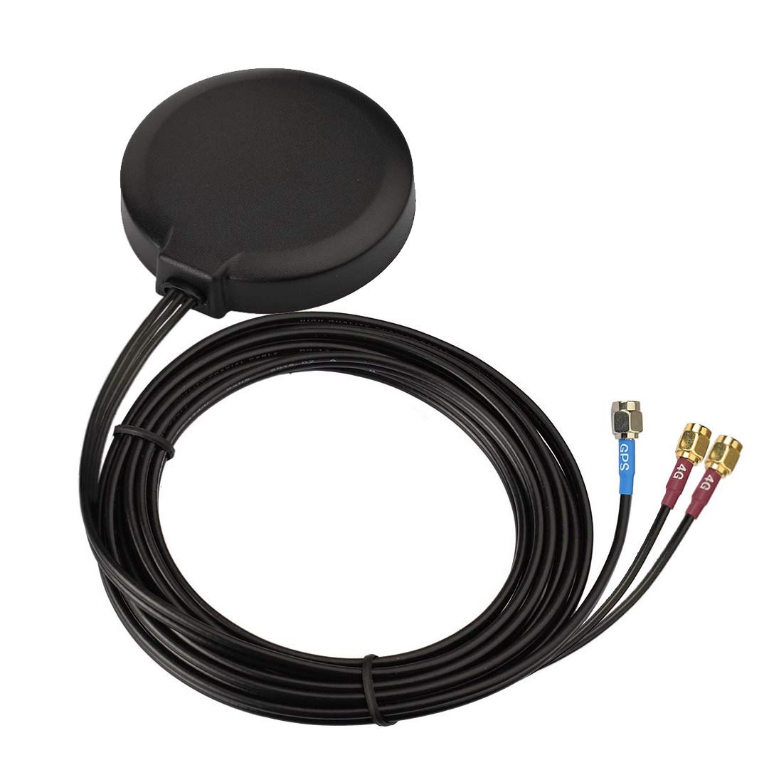 Bingfu 4G LTE MIMO Cellular GPS Adhesive Magnetic Mount Antenna for 4G LTE GPS Cradlepoint IBR900 IBR1700 Sierra Wireless Airlink MG90 MP70 GX450 RV50